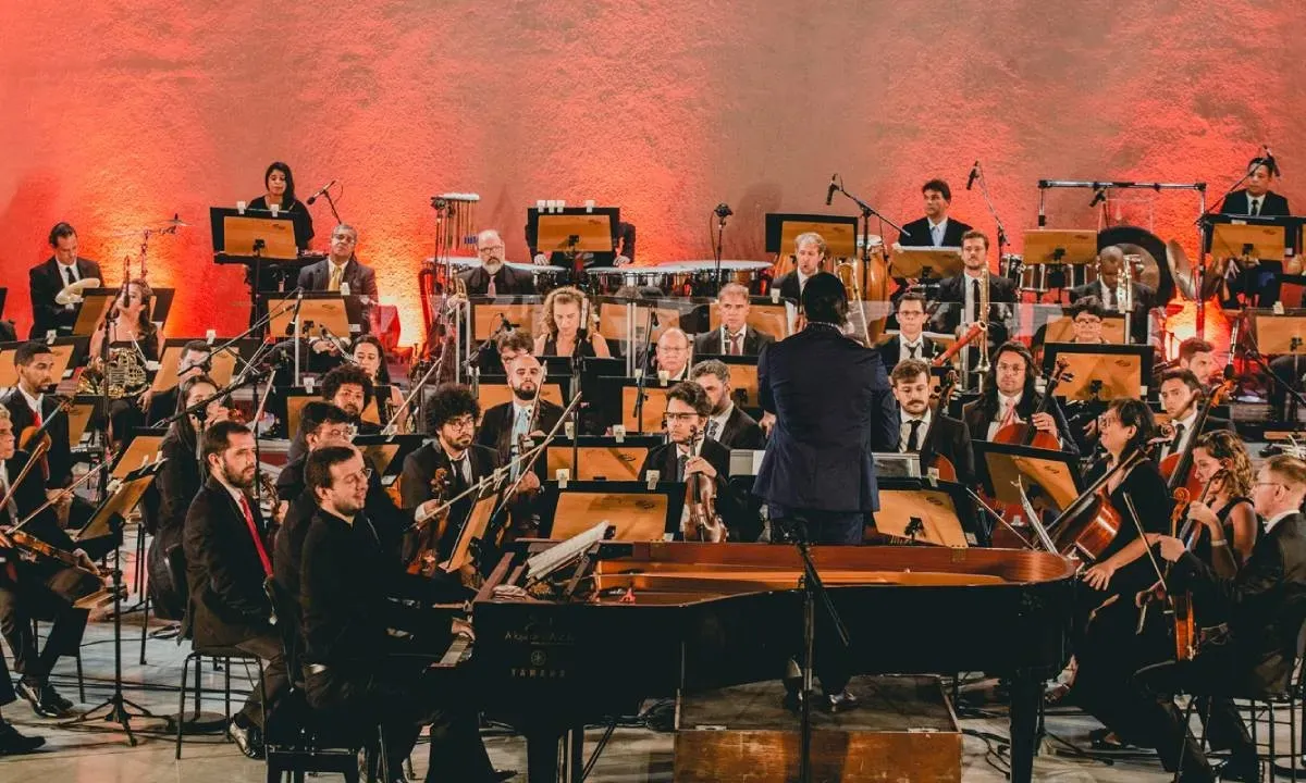 Músicos em ação na última edição do Osba no Vila. Neste final de semana, orquestra interpreta composições vindas da Inglaterra