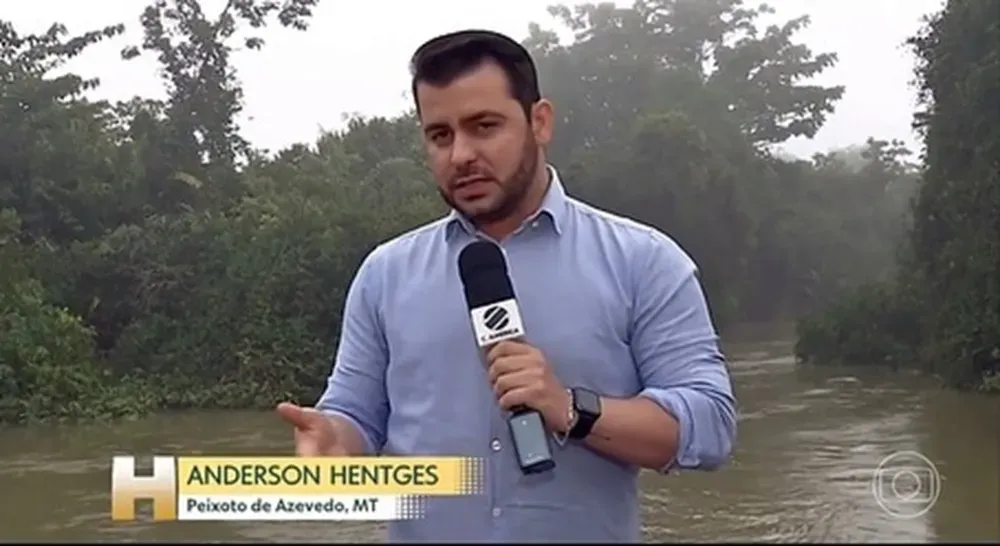 Imagem ilustrativa da imagem Repórter da Globo, Anderson Hentges sofre acidente e morre aos 28 anos