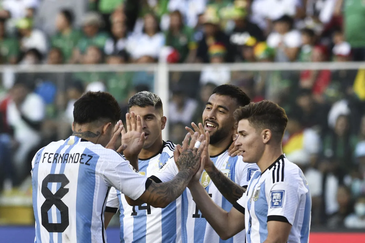 Argentina comemora segunda vitória nas Eliminatórias