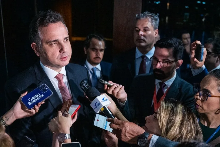 Presidente do Senado Federal, Rodrigo Pacheco (PSD), vê com naturalidade aprovação de urgência do marco temporal