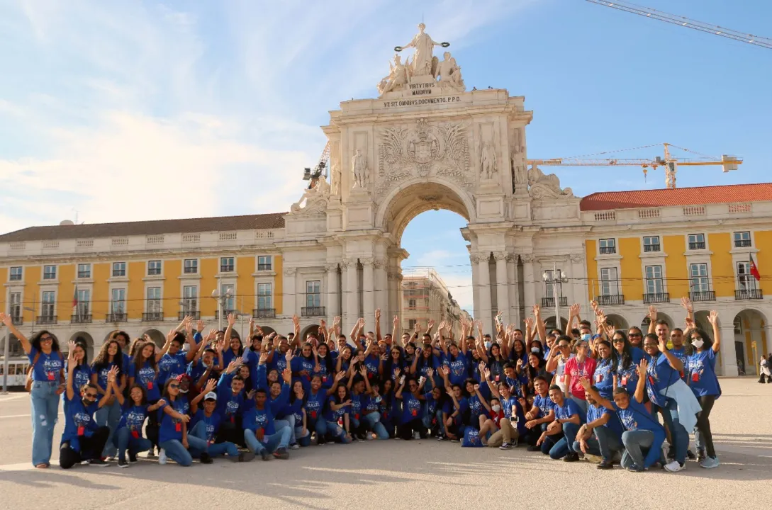 Estudantes foram selecionados para um intercâmbio de dez dias