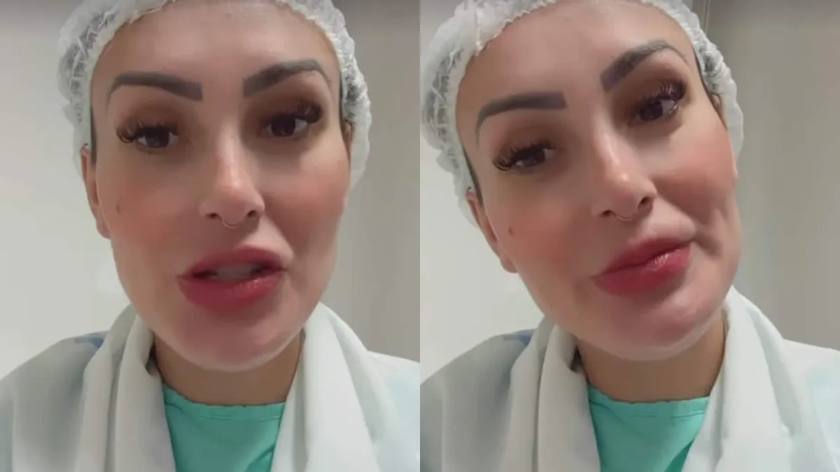 Imagem ilustrativa da imagem Andressa Urach volta a ser internada e passará por nova cirurgia