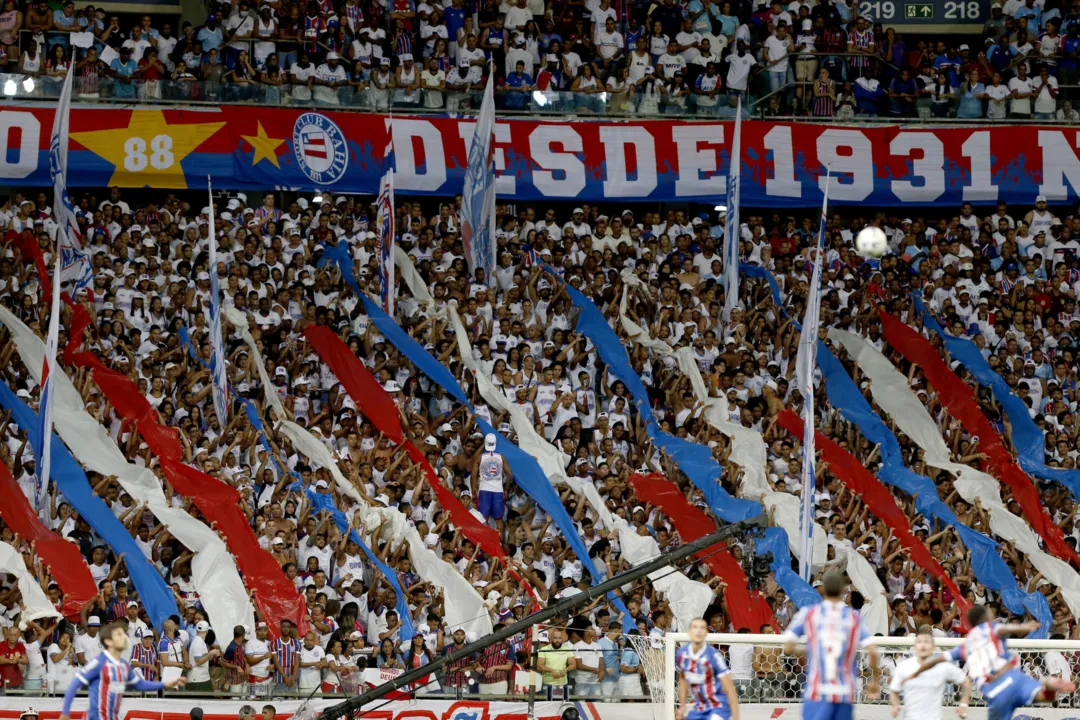 Torcida do Bahia é a 3ª que mais levou público ao estádio nesse Brasileirão