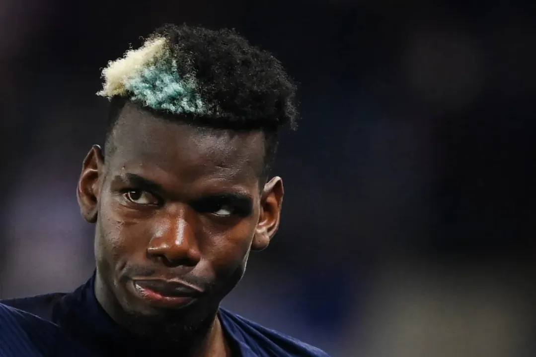 Pogba foi flagrado no exame antidoping por uso de testosterona