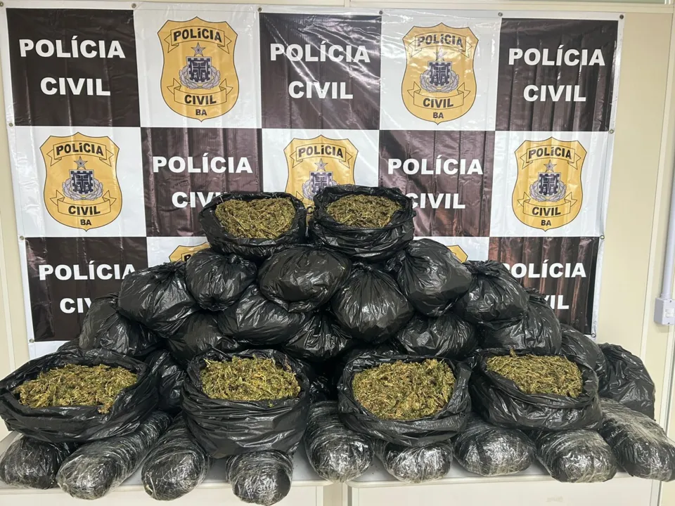 Drogas foram apreendidas no bairro de São Gonçalo do Retiro em Salvador