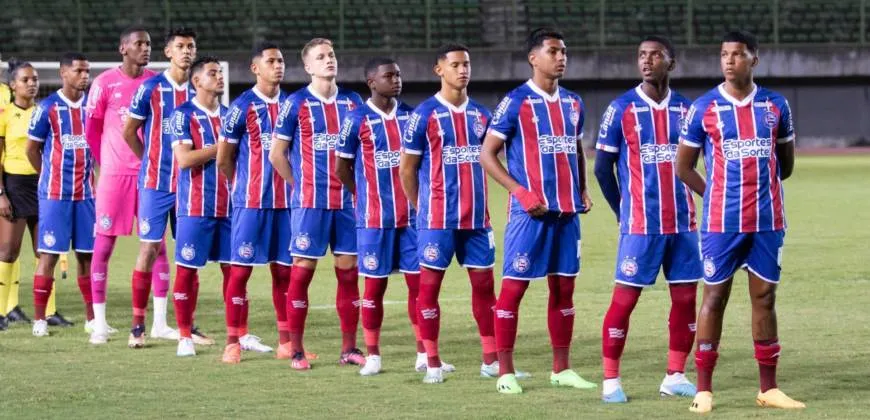 Elenco Sub-20 do Bahia chegou a semifinal da Copa do Brasil da categoria