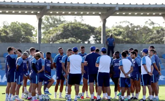 Bahia faz último treino antes de encarar o Fluminense