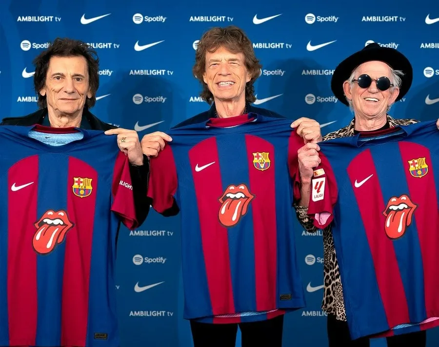 Barcelona anuncia parceria com Rolling Stones