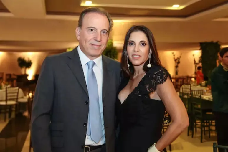Binho Bezerra e a esposa