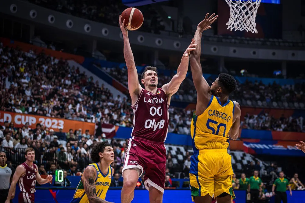 Brasil se desequilibra e perde para a Letônia no mundial de basquete