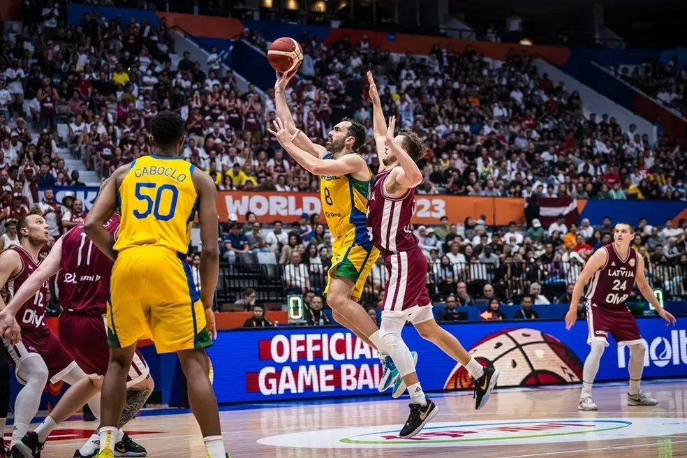 Brasil perde para Letônia no Mundial de Basquete