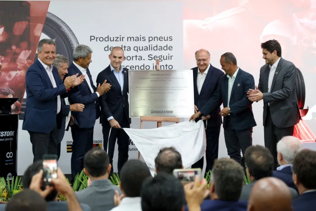 Bridgestone celebra expansão das atividades, em Camaçari, na região metropolitana de Salvador