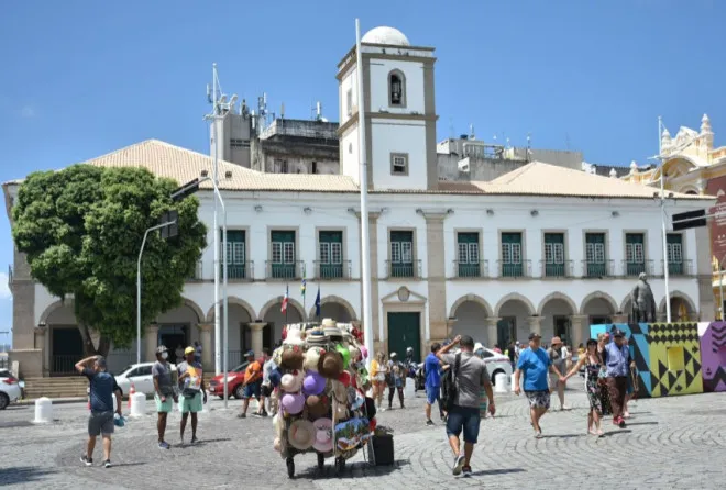 Fachada da Câmara Municipal de Salvador (CMS)