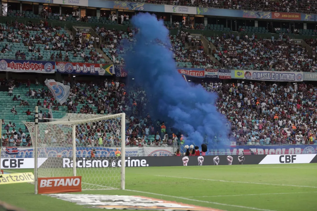 Fumaça azul revelou que o mini tricolor que vem aí é menino