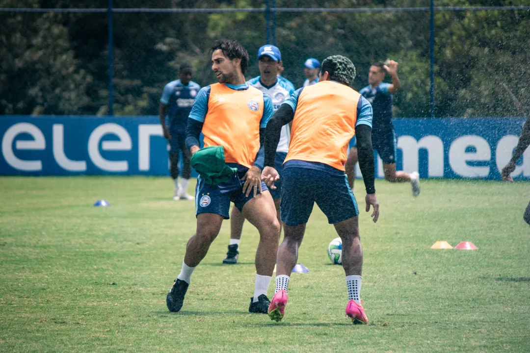 Elenco do Bahia prossegue com os trabalhos de preparação com foco no Flamengo