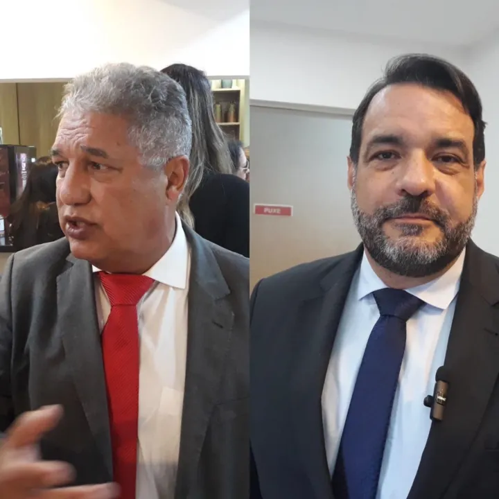 Líderes do governo e oposição na Alba, Rosemberg Pinto (PT) e Alan Sanches (UB), respectivamente