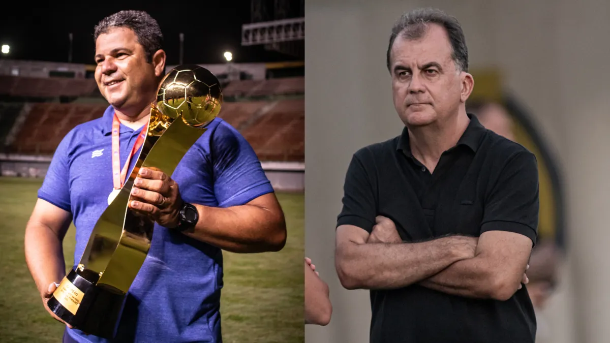 Igor Morena, à esquerda, concorre na categoria futebol feminino, enquanto Fábio Mota concorre na direção executiva