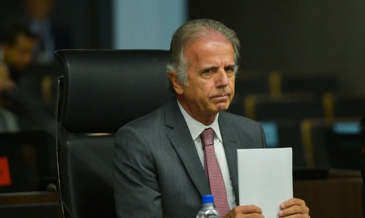 Ministro concedeu entrevista coletiva em Brasília para comentar delação de Mauro Cid