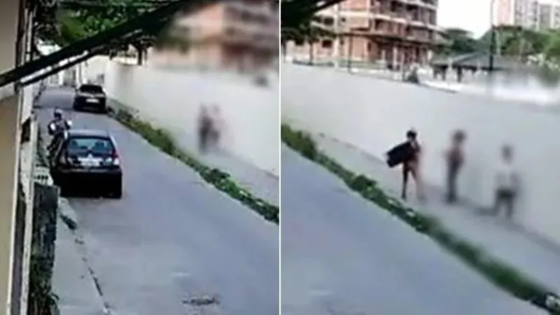 Vítima foi surpreendida por falso motoboy
