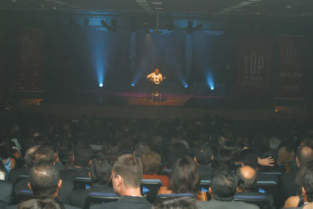 Premiação dos vencedores do Top of Mind, no Teatro do ISBA , bairro de Ondina.
Na foto, 
Foto digital: Fernando Vivas/Ag A Tarde, em 27/03/2003.