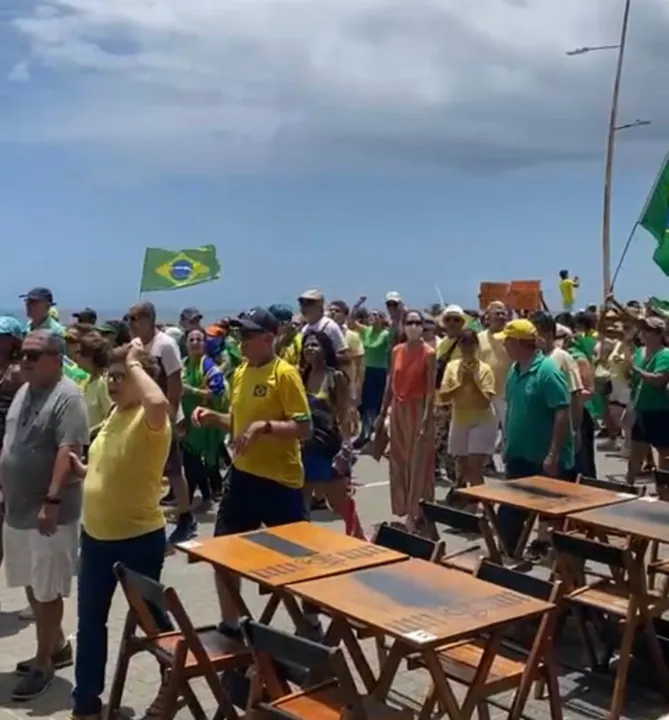 Movimentos de oposição realizam uma manifestação nacional contra o atual presidente