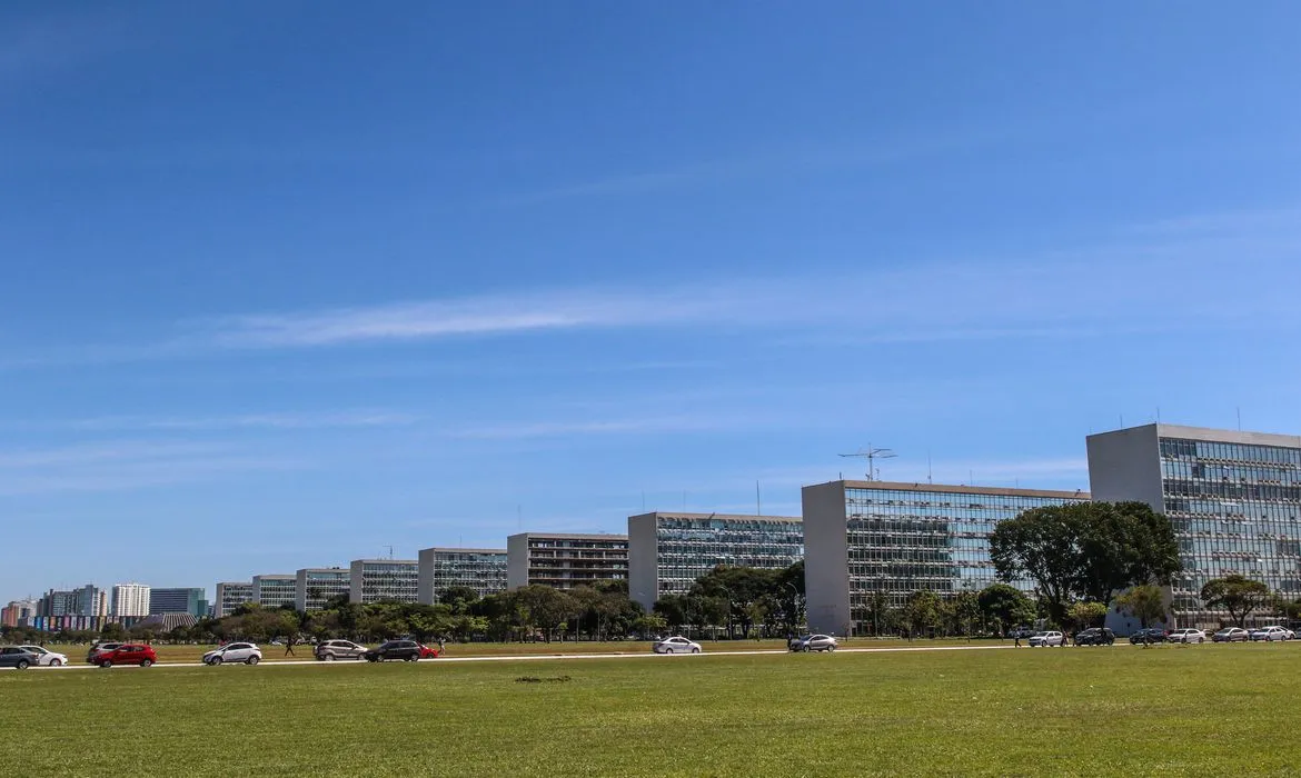 Esplanada dos Ministérios, em Brasília (DF)