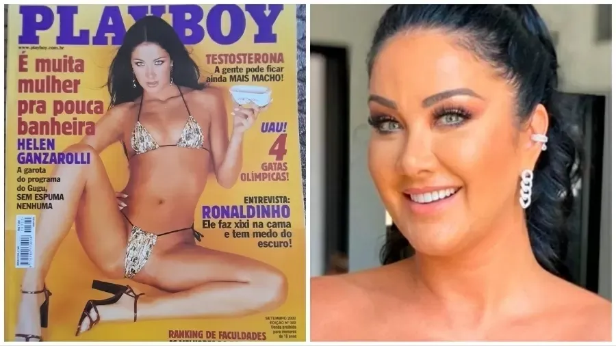Helen Ganzarolli posou nua para a Playboy no ano 2000