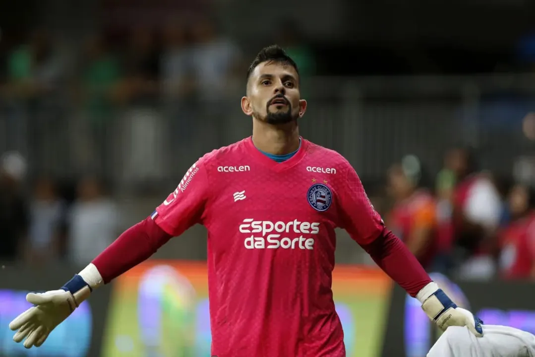 Marcos Felipe foi o destaque do Bahia na partida contra o Palmeiras, em SP