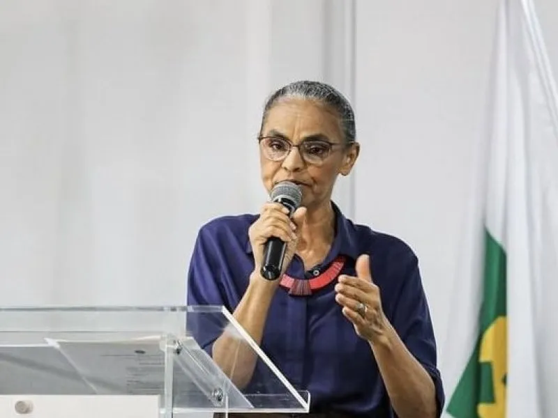 Ministra do Meio Ambiente do governo Lula, Marina Silva