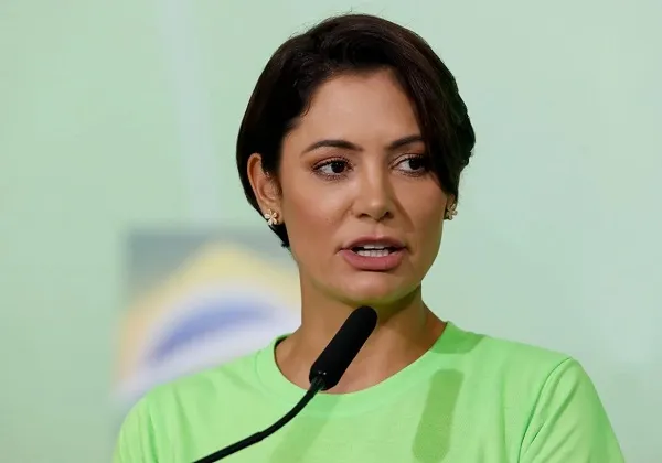 Presidente do PL Mulher e ex-primeira-dama, Michelle Bolsonaro