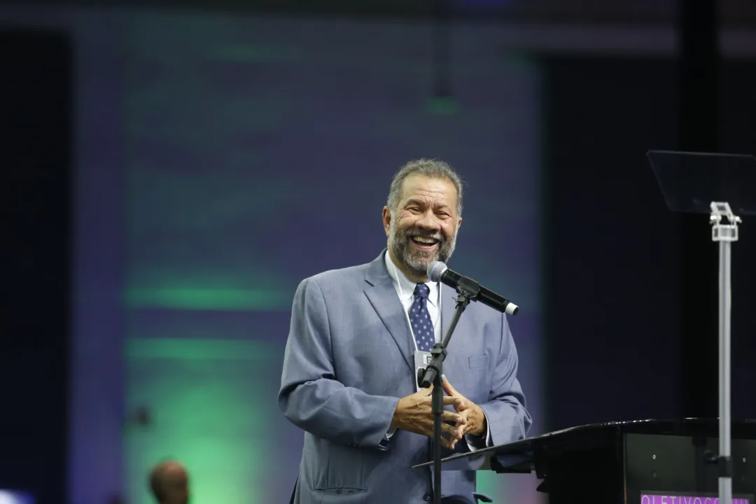 Ministro Carlos Lupi (Previdência Social), na abertura do 44º Congresso Brasileiro de Previdência Privada (CBPP), no Transamérica Expo Center, em São Paulo