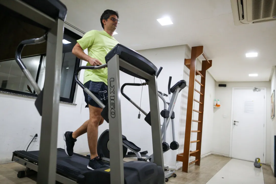 Enfermeiro Fábio Bressy sofreu infarto na academia