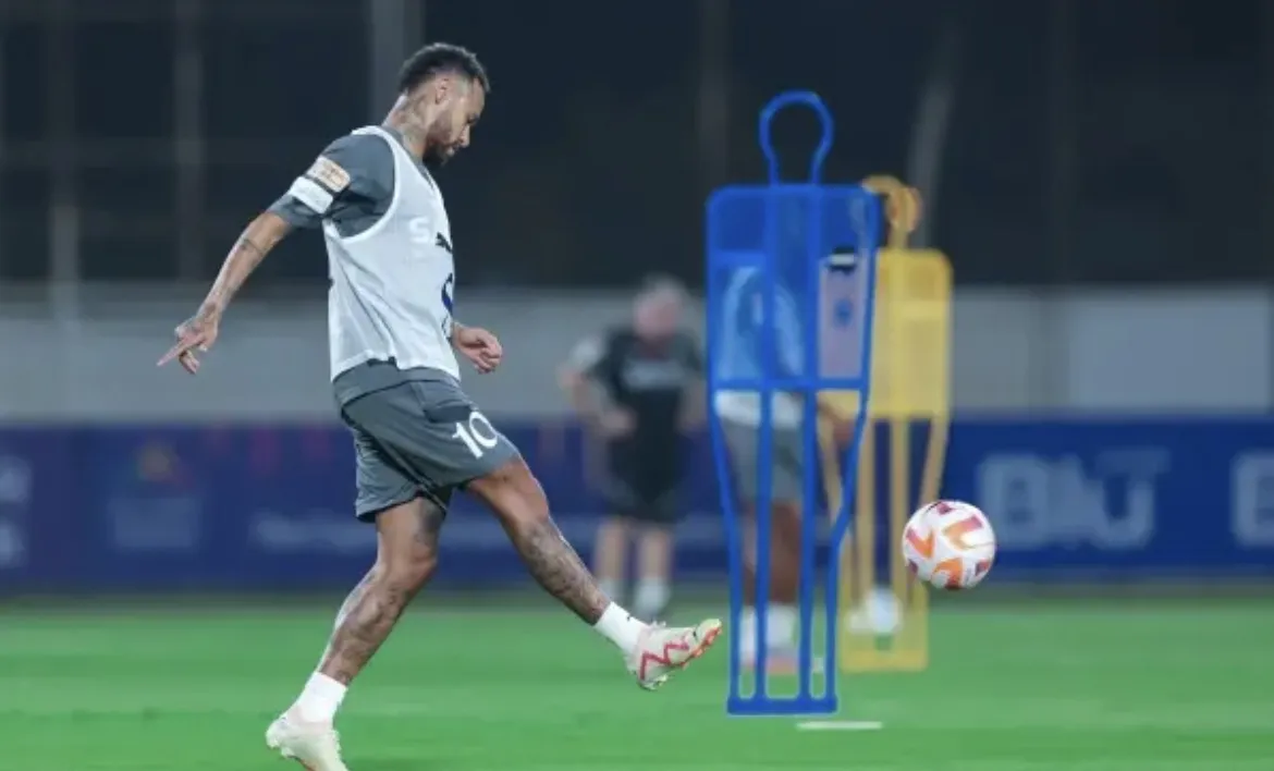 Neymar se recuperou de uma lesão na coxa