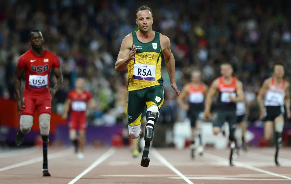 Oscar Pistorius foi medalha de ouro nas ParaOlimpíadas de Londres