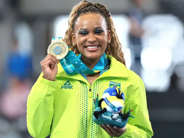 Rebeca Andrade é ouro na ginástica