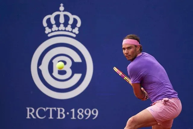 Nadal durante torneio em Barcelona