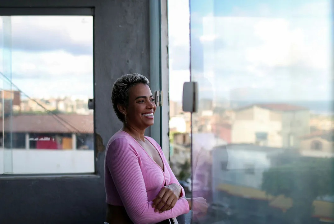 Érika Pacheco, superou o câncer de mama.