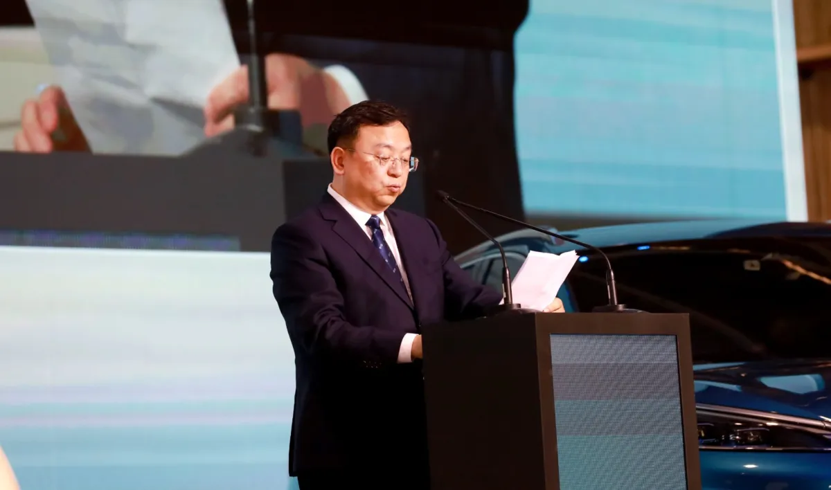 O CEO da BYD, Wang Chuanfu