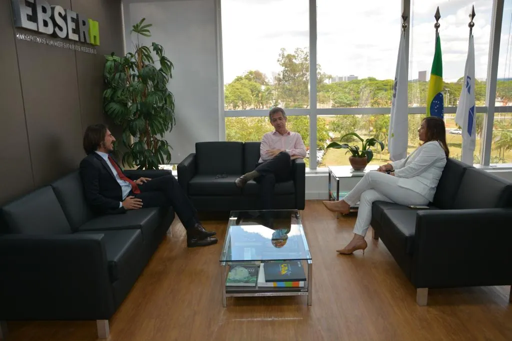 Reunião com o presidente da EBSERH  e ex-ministro da Saúde, Arthur Chioro, em Brasília