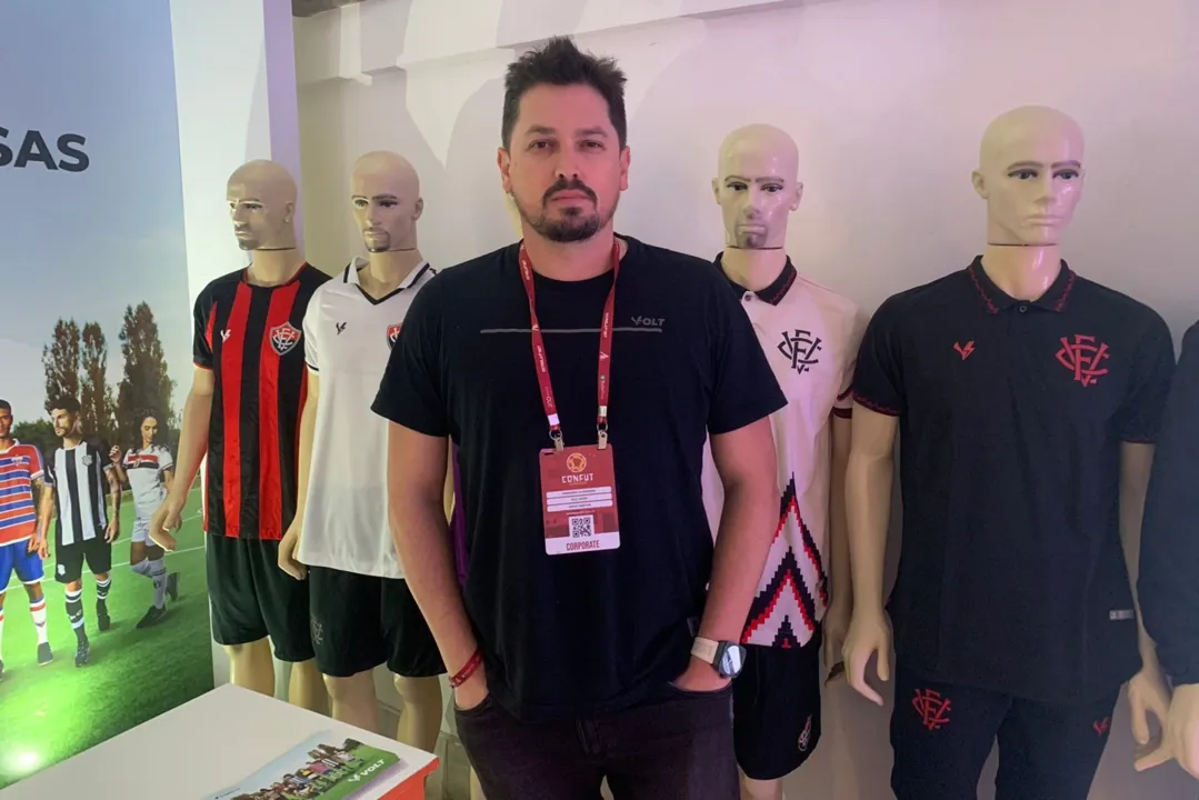 Fernando Kleimmann, sócio da Volt Sport, fornecedora de material esportivo do Vitória