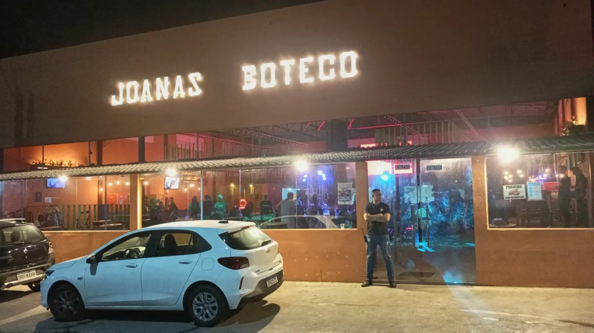 Fachada do bar em Castelo Branco