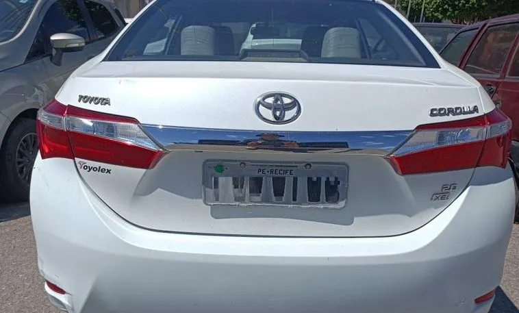 Carro estava com as placas clonadas