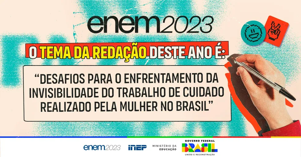 Tema da redação foi divulgado no início da tarde, após o início das provas.