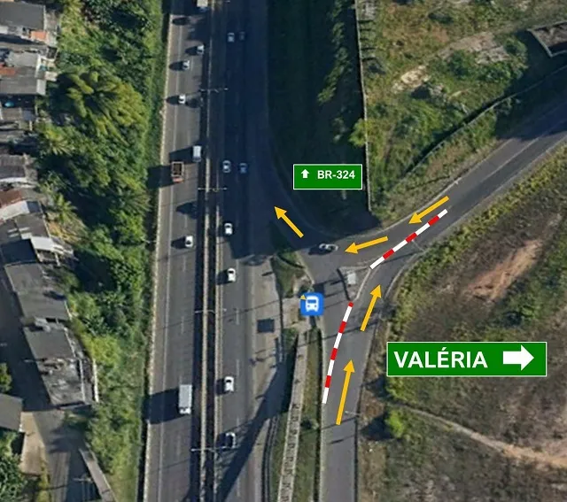 Via marginal da BR-324 passará por mudanças