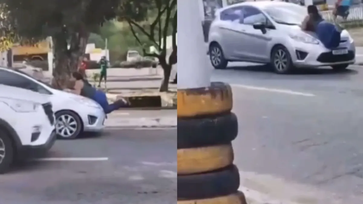 Muitas pessoas pararam para acompanhar a situação
