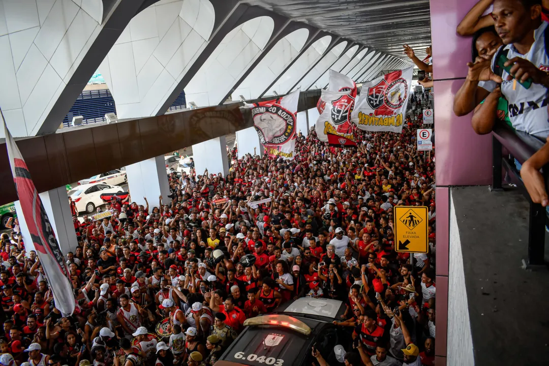 Antes do acesso à Série C, o torcedor do Leão da Barra lotou o Aeroporto Internacional de Salvador