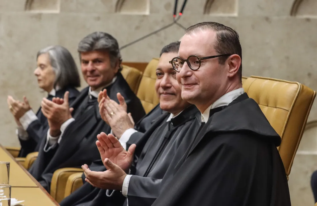 Sessão solene de posse do novo ministro da Corte, Cristiano Zanin, no Supremo Tribunal Federal (STF).