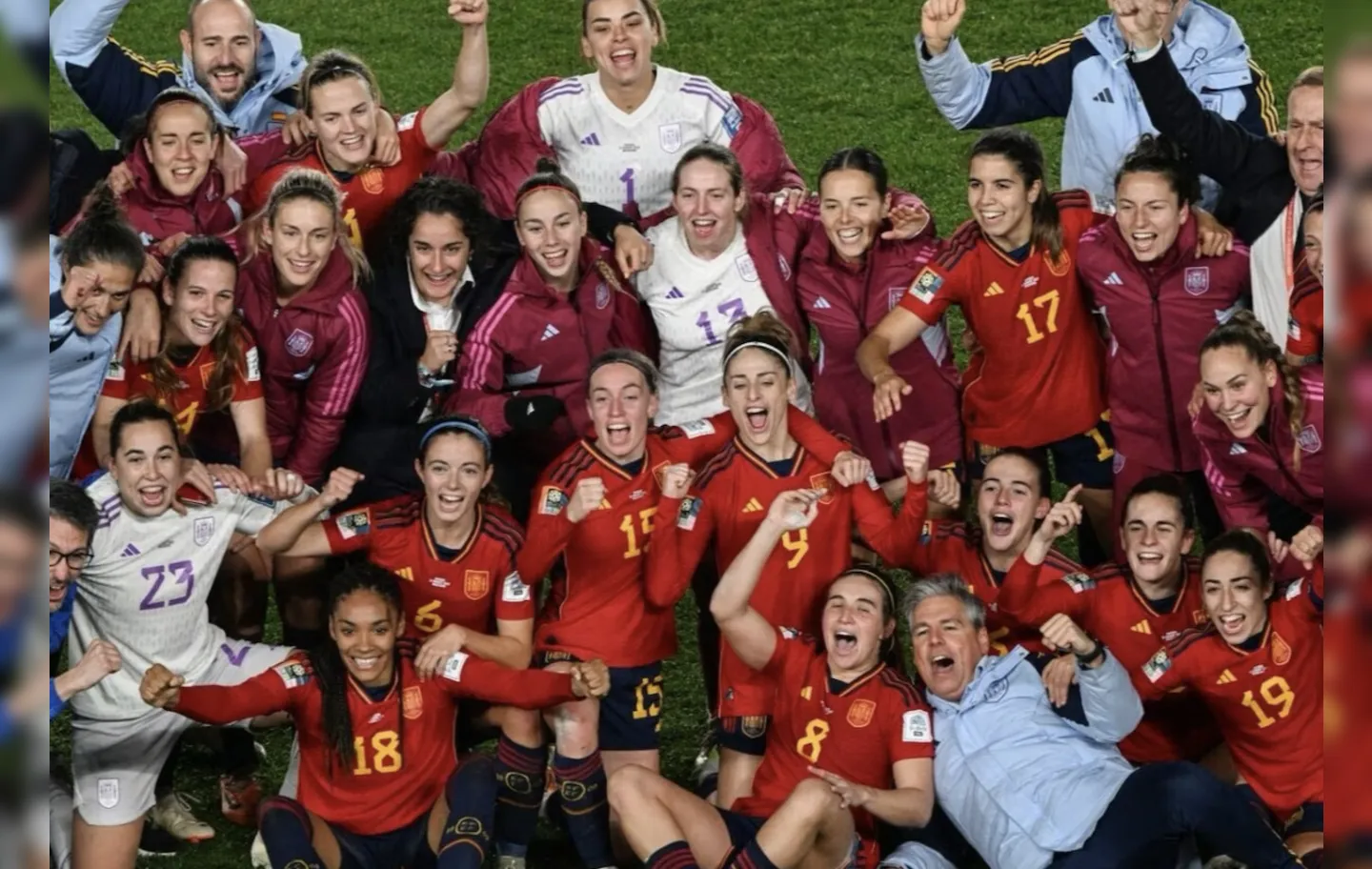 Espanha foi campeã mundial neste ano