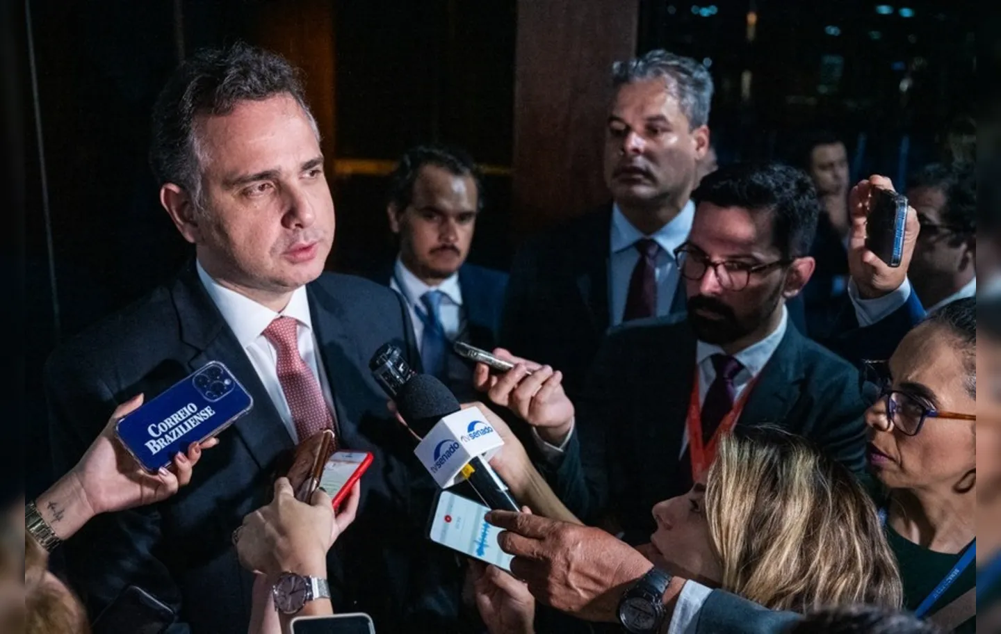 Presidente do Senado Federal, Rodrigo Pacheco (PSD), vê com naturalidade aprovação de urgência do marco temporal