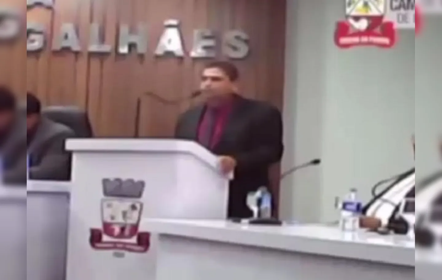 Discurso do vereador foi em relação ao voto dado por ele no deputado estadual Luciano Simões (União Brasil)